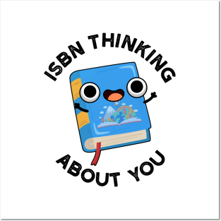 ISBN Thinking About You Funny Book Pun Posters and Art